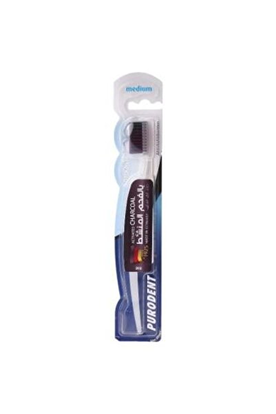 Purodent Borodent Activated Carbon Medium Whitening Toothbrush