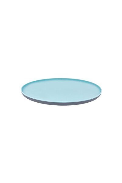 OEM Farfurie întinsă din plastic turcoaz gri 25 cm