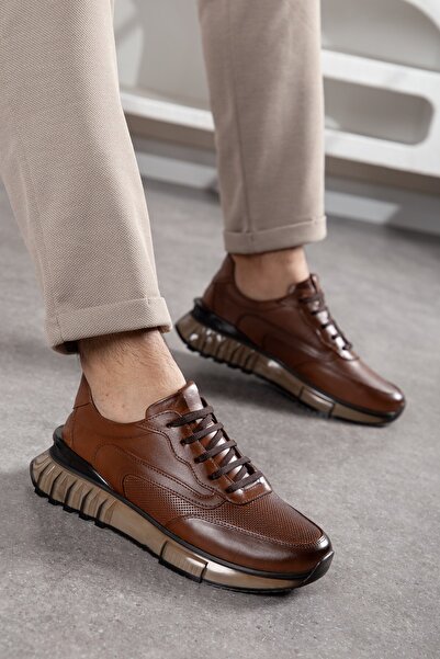 maximoda Genuine Leather, Thick Sole, Transparent Sole, Men's Leather Sneaker...