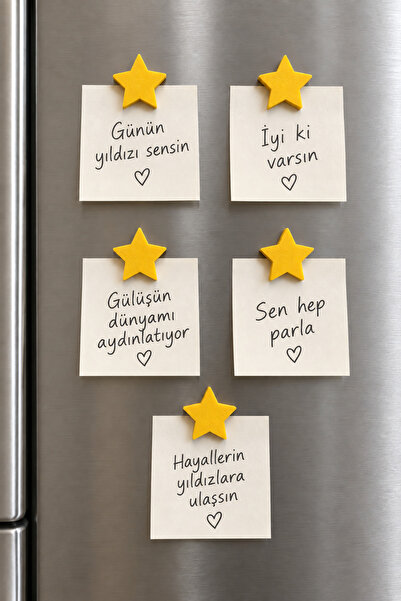 IRISTASARIM 5'Lİ YILDIZ ŞEKLİNDE BUZDOLABI MAGNETİ