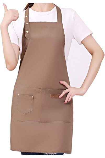 ASKIND Kitchen Cooking Apron for Women Men with Big Pockets Canvas Waterproof...