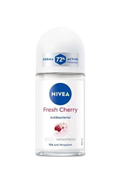 NIVEA Nivea Anti-Perspirant Roll-On Fresh Cherry Antibacterial Deodorant-50 ml