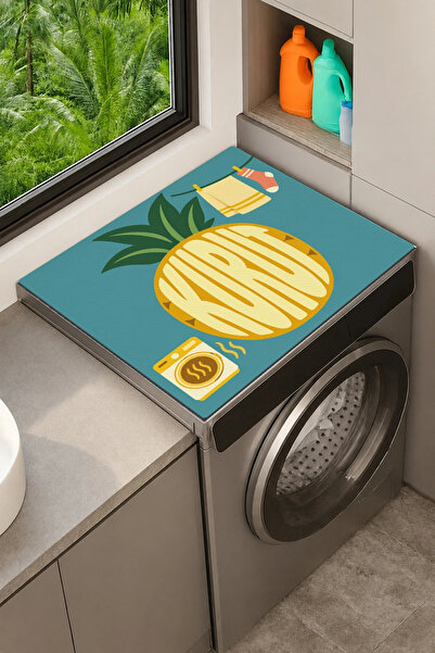 Valerine Life Clothes Dryer Top Organizer Mat Liquid-Proof Cover Pineapple Wind
