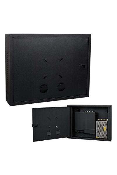 FURY 45x35x10cm Dik Tip Siyah DVR / NVR Güvenlik Kabini Pano