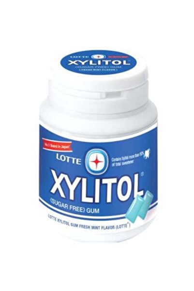 Lotte Xylitol Blue Spearmint Sugar Free Xylitol Chewing Gum - 58g