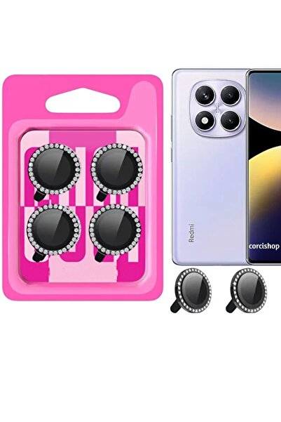 corcishop Redmi Note 14 Pro 4g Compatible Stone Lens Sapphire Camera Protector