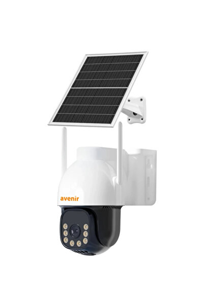 AV-S414 Aov Güneş Enerjili E-Sim Blacklight 5mp Sürekli Kayıt Kamera