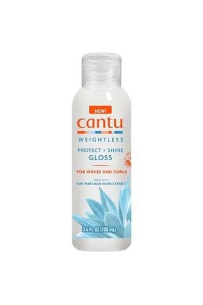 Cantu Cantu Blue Aloe Shine and Protect Serum for Wavy and Curly Hair - 100ml