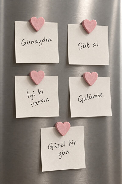 IRISTASARIM 5'Lİ KALP BUZDOLABI MAGNETİ
