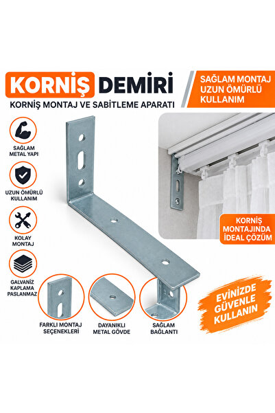 elaletionline Metal Korniş Demiri 110x55