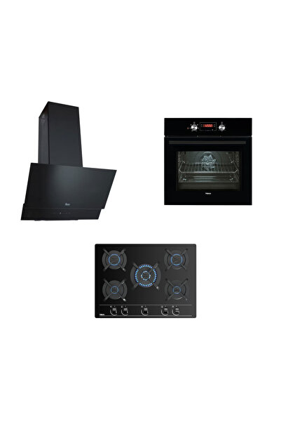 Teka ATV 60 BLACK - HAK 625 BK - OCAK GBC 75030 3'LÜ SET
