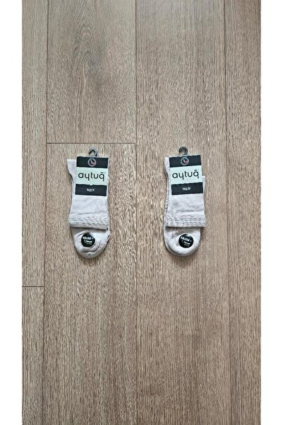 Aytuğ Men's Summer Season 2 Pairs of Modal (Beige) Socks - 13113-2