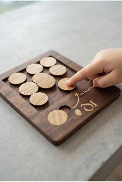 LAZORİAE Wooden Intelligence Game, Iq Educational, Mind and Strategy Toys, Ed...