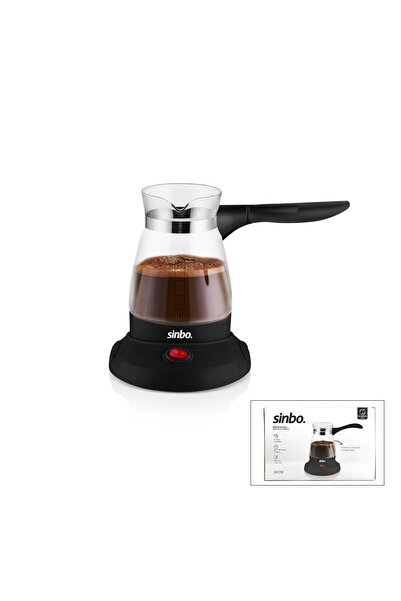 Sinbo SCM-2981 Elektrikli Cezve 600W 5FİNCAN 500ML 360°DÖNER Kablosuz Kullanı...