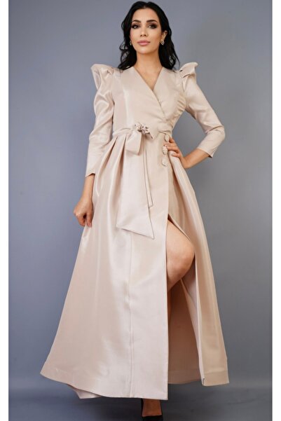 Elit couture فستان قماش تفتا موديل لف ماركة تركيه