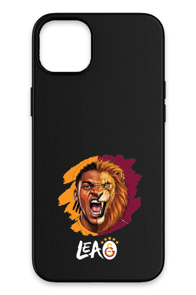 Galatasaray Rafael Leão Aslan iPhone 14 Case (Leather, Magsafe) - Licensed Or...
