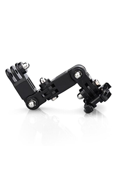 GP15 Aksiyon Kamera Uyumlu 4 Yollu 13 cm Hızlı Tak Uzatma Aparatlı Motor Kask Bağlantı Seti