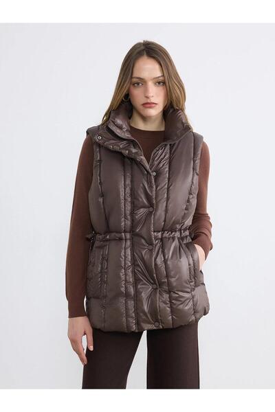 LC Waikiki High Collar Women's Puffer Vest (W6)