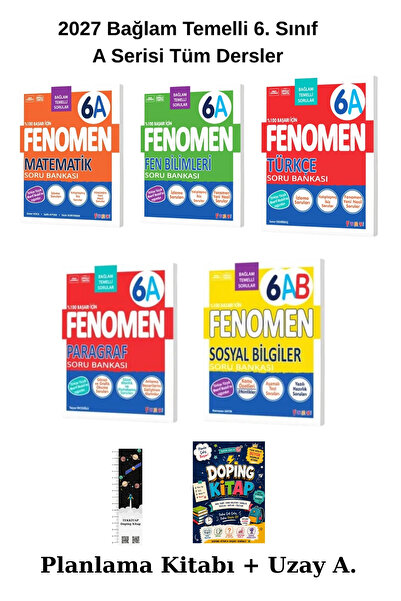 Fenomen Yayıncılık Fenomen 6. Sınıf Matematik-Türkçe-Fen Bilimleri -Paragraf ...