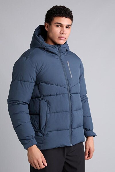 DeFacto Warm Water Repellent Windproof Regular Fit Hooded Zippered Winter Coa...