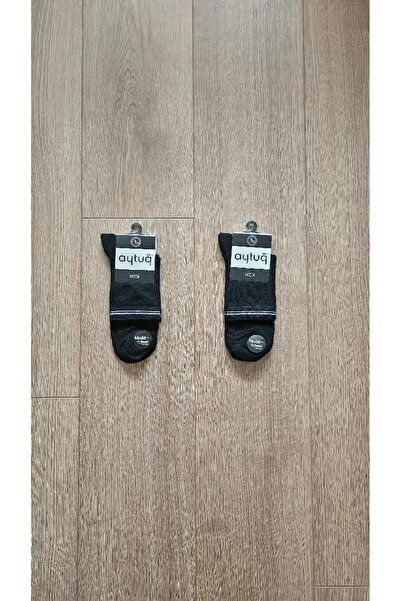 Aytuğ Men's Summer Season 2 Pairs of Modal (Black) Socks - 13113-2