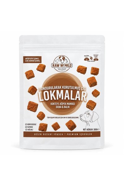 Freeze Dried Dana Balık Kokteyl Köpek Maması