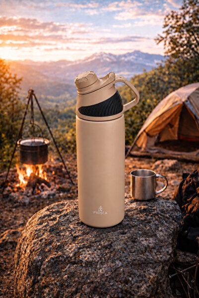 EMİLA HOME 304 Stainless Thermos Flask 600ml & Hot & Cold