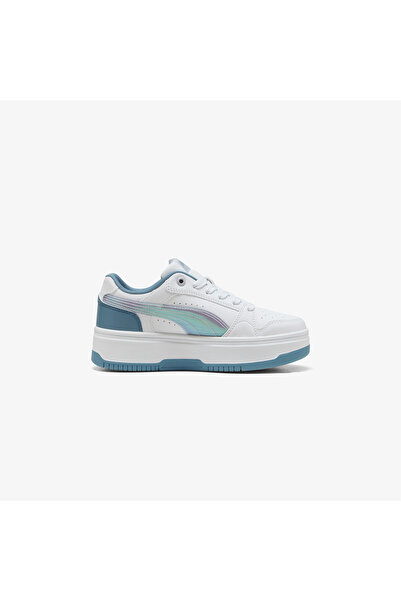 Puma حذاء رياضي أبيض للأطفال من Rebound Femme Space Belle