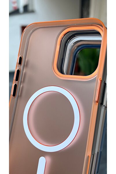 EDELFU iPhone 16 PRO MAX uyumlu - MagSafe Mat Mika Kapak, Koruyucu ve Tuşları Hassas Kaliteli Kılıf