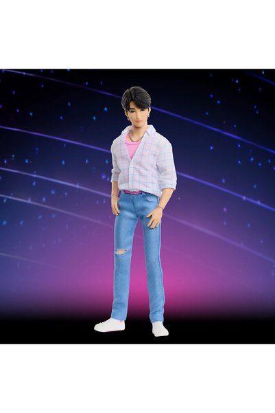 KPop Demon Hunters K-Pop Jinu 30 cm Figür Saja Boys 11 Eklemli Soda Pop