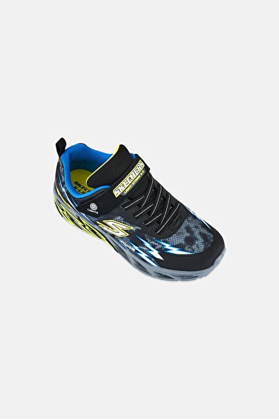 SKECHERS حذاء مشي مضيء للأولاد مزود بشريط إغلاق وخطاف - LIGHT STORM 2.0