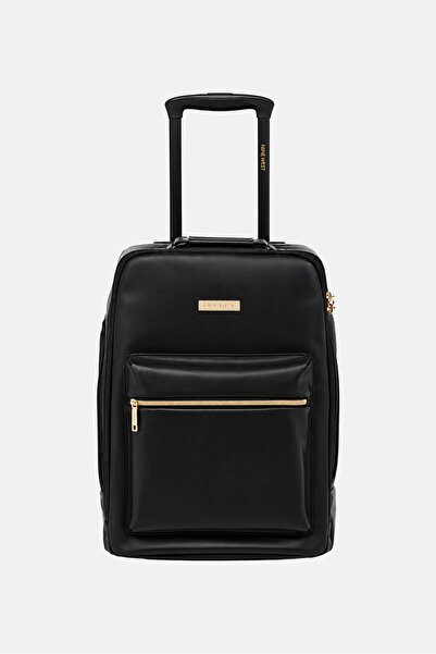 Nine West 20 Inch Brand Logo Soft Luggage, Black