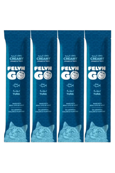FelineGo مكافاة كريمية للقطط بنكهة التونة 4*15جم