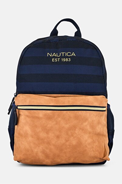 Nautica حقيبة ظهر مخططة للأولاد، لون كحلي