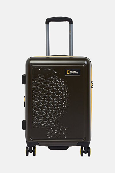 NATIONAL GEOGRAPHIC 21 Inch Hardshell Cabin Spinner Luggage, Dark Khaki
