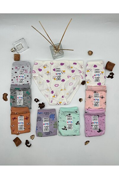 KOTA 3402 Patterned Lycra 4 Piece Underwear