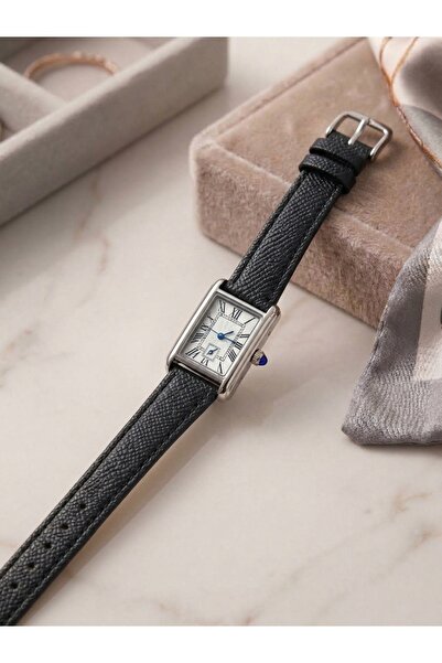 Mazzy Nova Rectangular Leather Women's Wristwatch