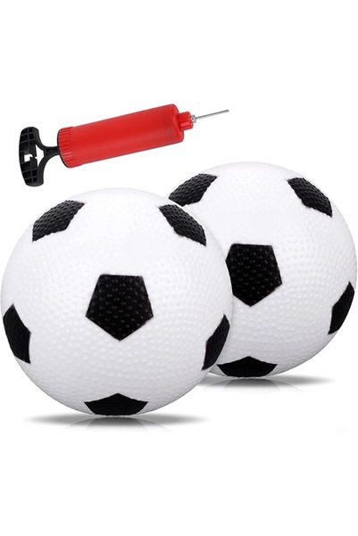 SYOSI Mini Soft Toddler Soccer Ball, 5.5inch Mini Soccer Ball with Air Pump S...