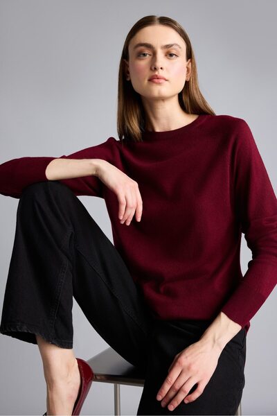 DeFacto Ultra Soft Relax Fit Crew Neck Basic Sweater I6913Az26Wn