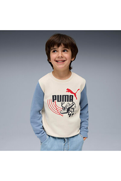 Puma Little Runners Crew Children's Crew Neck Sweatshirt