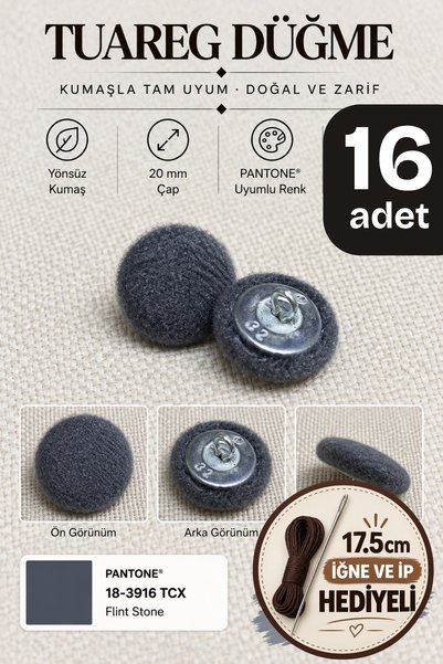 Minderra 16 Adet İğneli İpli Minder,Kırlent,Rattan,Koltuk,Puf, Sandalye,Kıyaf...