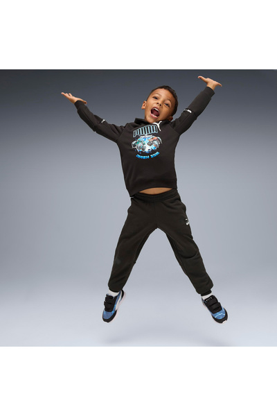 Puma X Hot Wheels Kids Black Sweatshirt