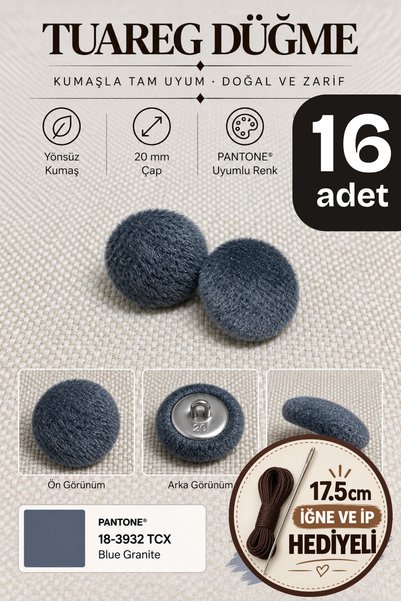 Minderra 16 Adet İğneli İpli Minder,Kırlent,Rattan,Koltuk,Puf, Sandalye,Kıyaf...