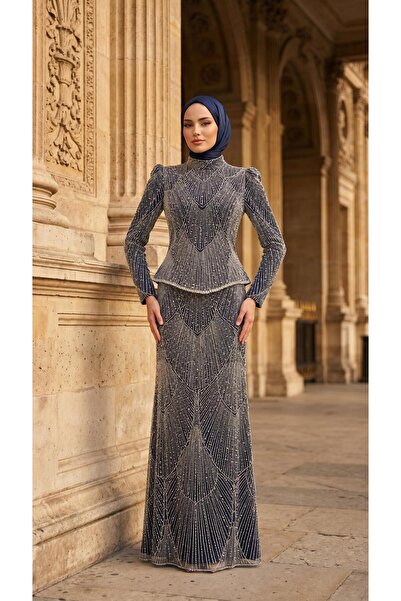 perfectmegastore Pınar Şems Taş İşlemeli İkili Takım Nova Abiye