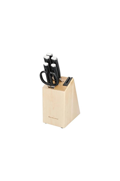 Kitchenaid SET DE CUȚITE GOURMET DIN 7 PIESE ÎN UN BLOC DE LEMN CU ASPIRATOR ...