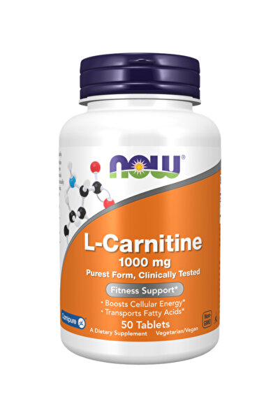 L-Carnitine 1000 mg 50 Tablet – L-Karnitin Gıda Takviyesi