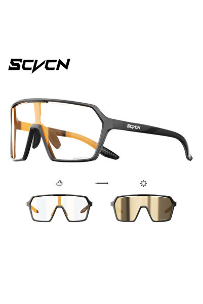 Choice DZ-S335-PH-GO-03 SCVCN Photochromic Sunglasses for Men Cycling Glasses...