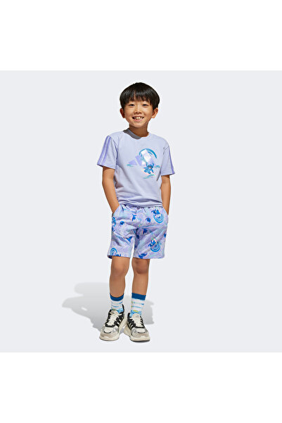 adidas Disney Lilo&Stich Çocuk Mor T-Shirt