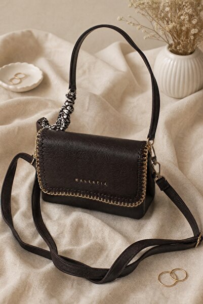 Modamorfo Chain Braided Edge, Covered Scarf, Detailed Compartment, Strap Bag ...