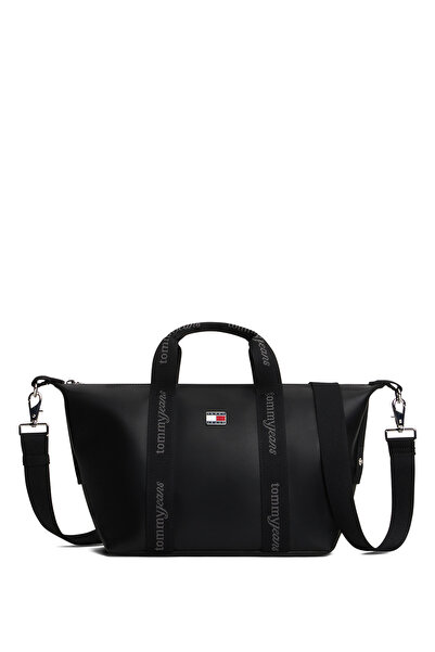 Tommy Hilfiger Siyah Kadın Çapraz Çanta TJW DAILY ELEVATED MINI TOTE